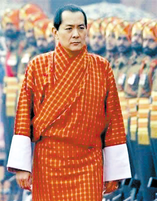 提出国民幸福总值的不丹国王辛格